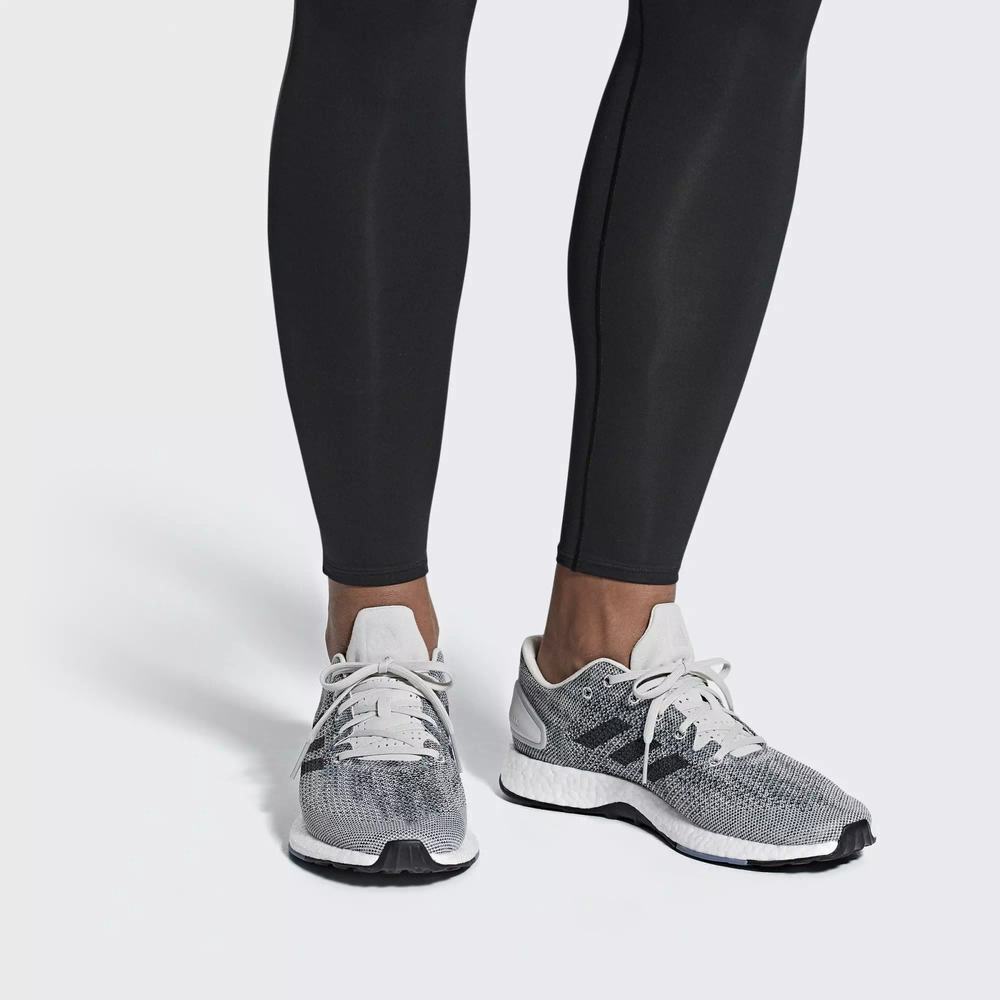 Adidas Pureboost DPR Tenis Para Correr Grises Para Hombre (MX-30150)